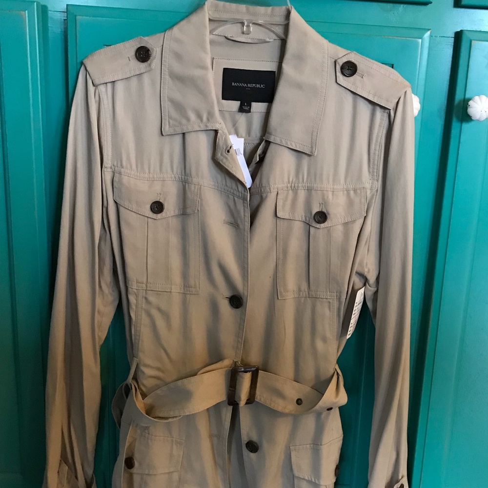 Banana Republic Trench Coat Jacket